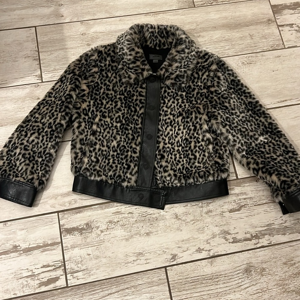 MOTHER  faux fur jacket